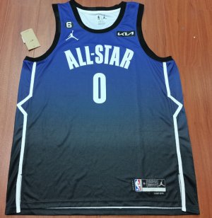 Maillot de Basket #0 Haliburton 2023 Nba all stars game Team Lebron Bleu